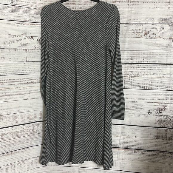 Grace elements Dress Womens Size Small striped Round Neck Swing long sleeve New - Picture 5 of 7